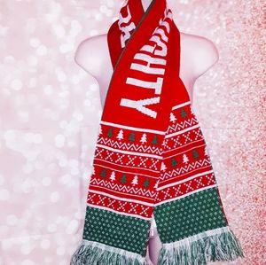 Nwt.UGLY "NAUGHTY, NICE" Holiday Sweater Scarf